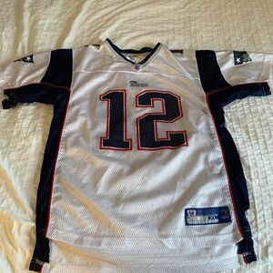 Reebok Tom Brady Patriots NFL Mesh Jersey
